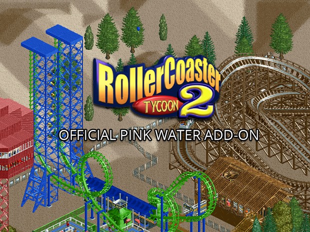 RollerCoaster Tycoon 2 Pink Water Add-On