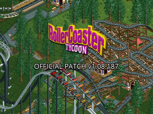 RollerCoaster Tycoon v1.08.187 US English Patch