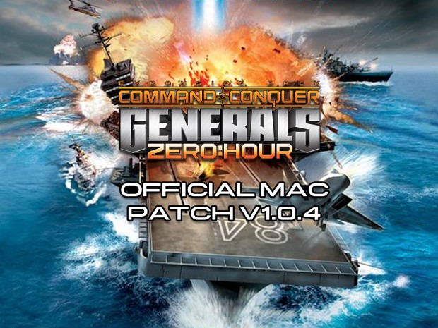 C&C: Generals Zero Hour Mac v1.0.4 German Patch