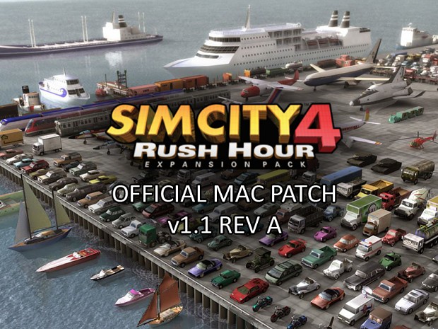 SimCity 4: Rush Hour Mac v1.1 Rev A Patch