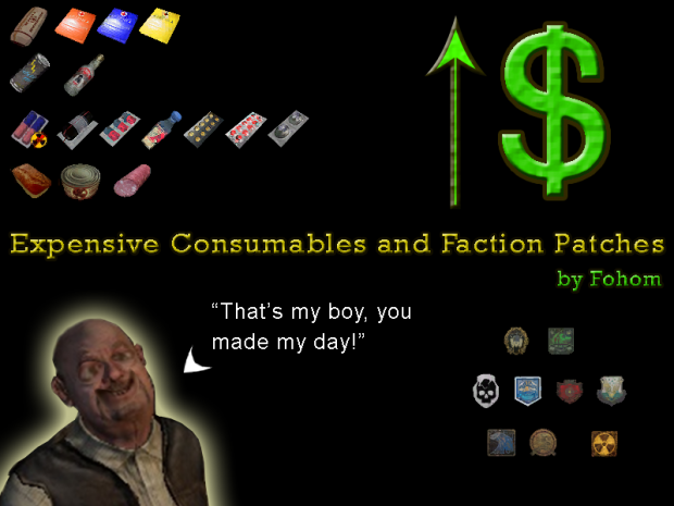 Expensive Consumables and Faction Patches >CoC 1.4