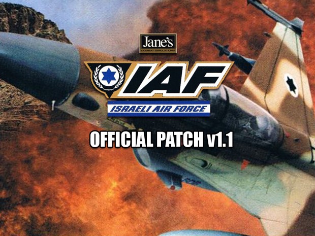 Jane's Israeli Air Force v1.1 Hebrew Patch