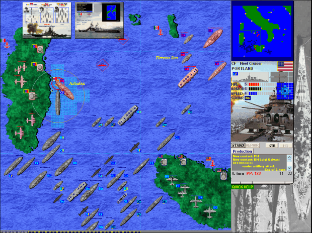 Battleship Game - Naval Strategy WW2