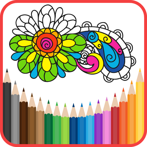 Holi - Coloring Book for Adults