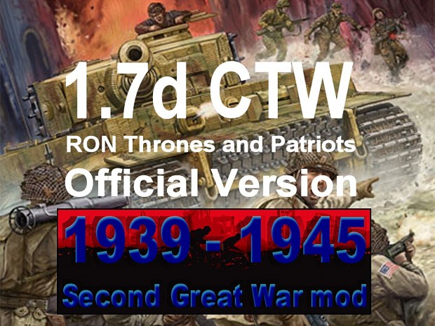 1939-1945 Second Great War 1.7 CTW single file