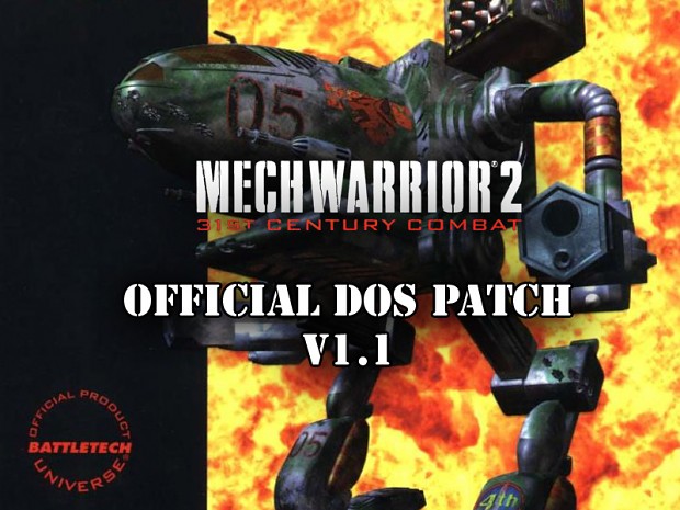 MechWarrior 2 DOS v1.1 Patch
