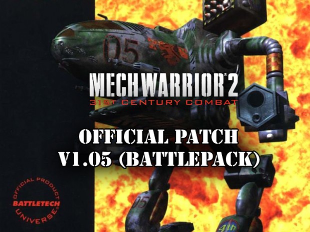 MechWarrior 2 Patch v1.05 for the Battlepack