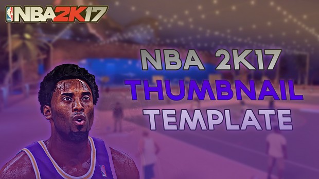 NBA 2K17 thumbnail template