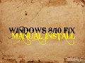 Windows 8/10 upside down fix(Manual Installation)