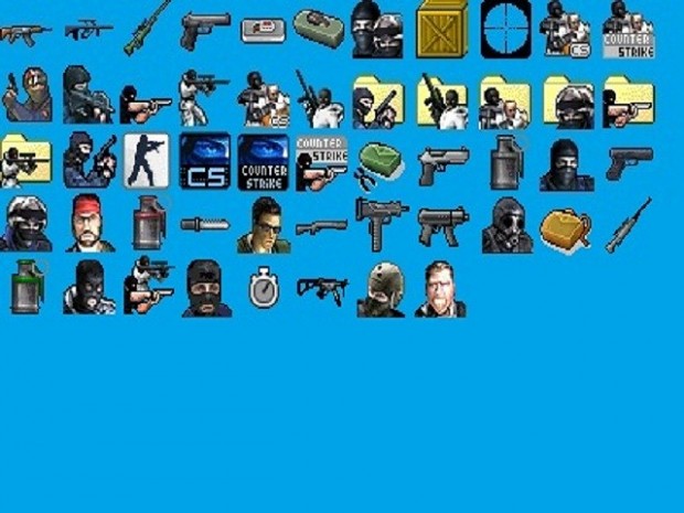 Counter Strike 1.6 icons