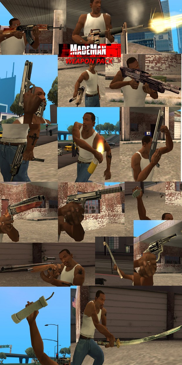 Made Man Weapon Pack (San Andreas Edition)