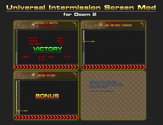 Universal Doom2 Intermission Mod
