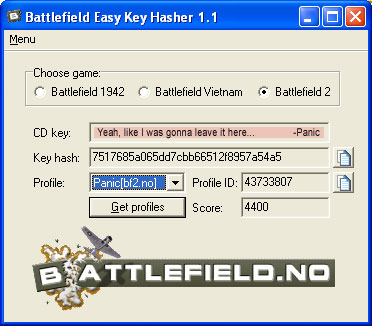 battlefield vietnam cd key