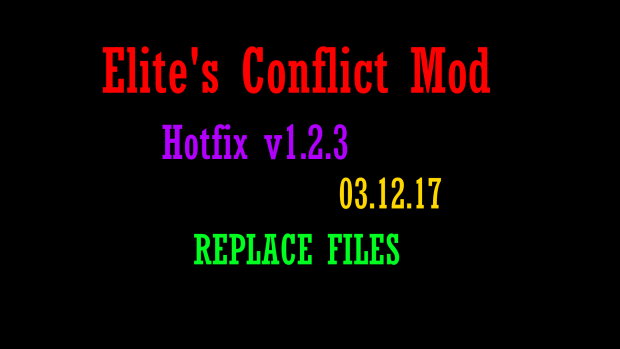 ECM v1.2.3 Hotfix - Patch X03