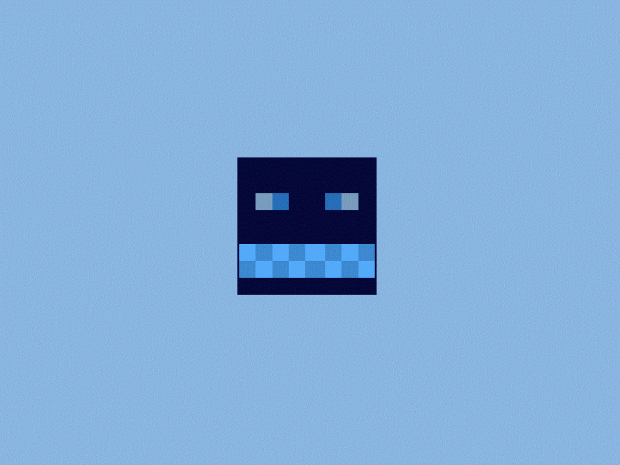 Blue Monster Skin For Minecraft