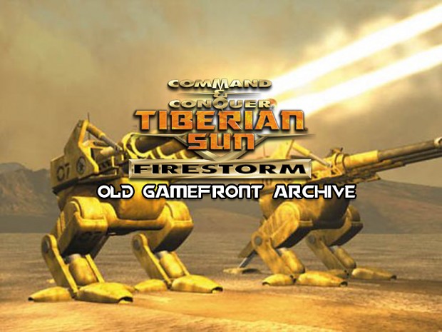 C&C Tiberian Sun Firestorm GameFront Archive