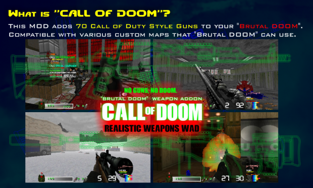 CALL OF DOOM V0.81 : COD Style 70 Weapons for DOOM