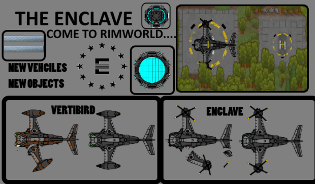 The Enclave -Vertibird- Wires/Console PATCH