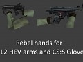 Rebel hands for HL2 HEV arms and CS:S Gloves