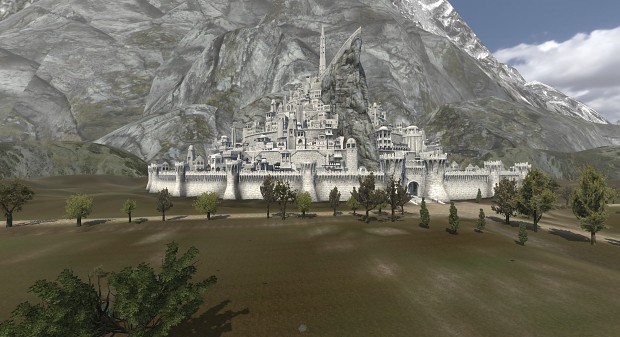 Minas Tirith White Wall Addon