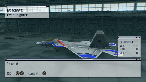 Nanoha Ace Skins for Ace Combat X
