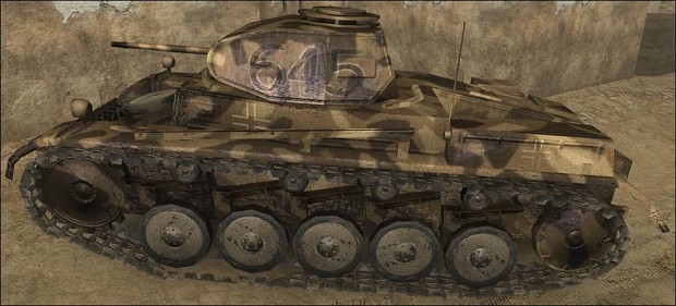 BuckDich's desert camo Panzer II 3.0 (Skin)