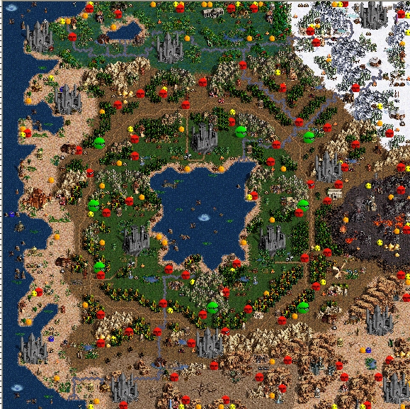 Heroes III map - Beltway