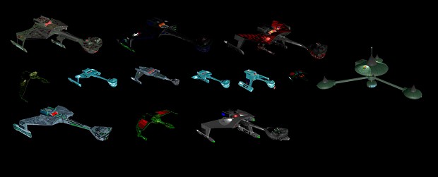 Polaris Sector Star Trek TOS Klingon ships