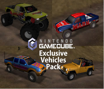 4x4 Evolution 2:Gamecube Exclusive Vehicles.