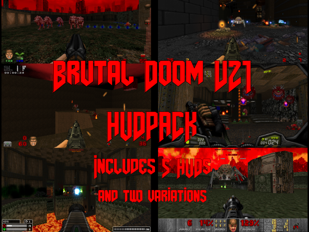 Brutal Doom v21 HUD Pack