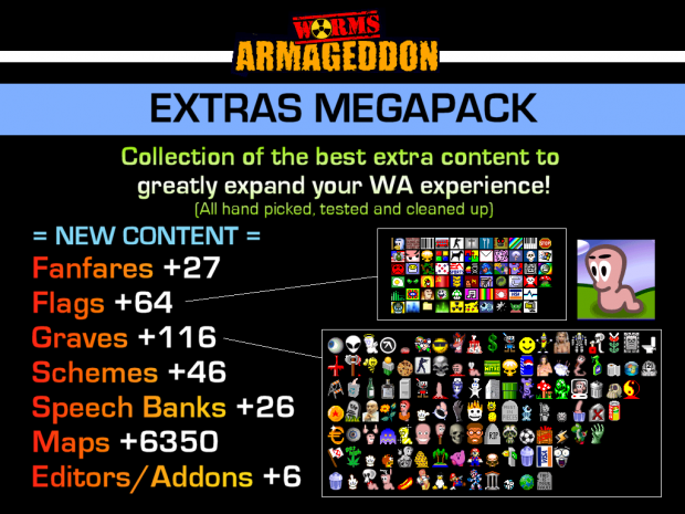 Worms Armageddon Extras Megapack