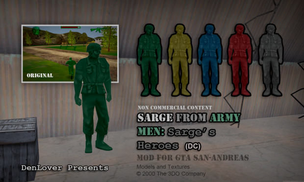Sarge from Army Men: Sarge's Heroes