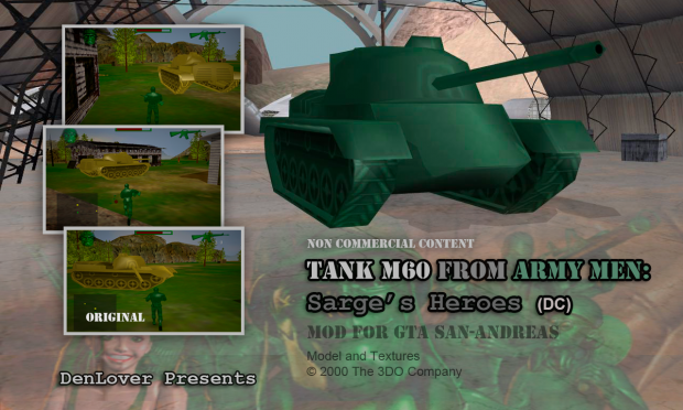 Tank M60 from Army Men: Sarge's Heroes