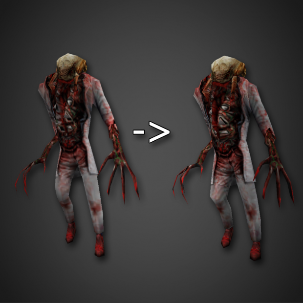 Restored Zombie model