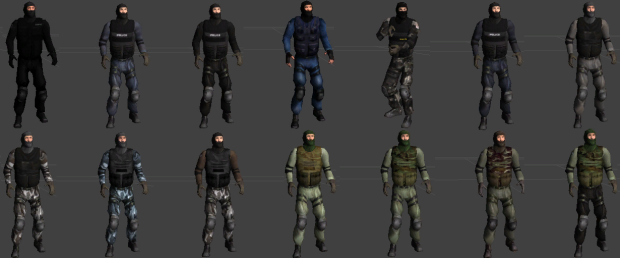 SWAT 4 Skins Camouflage All Campaign Skins