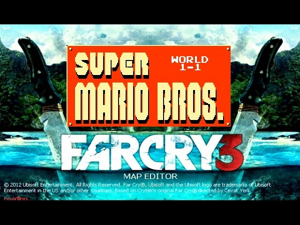 Far Cry 3 - Super Mario Bros first level map
