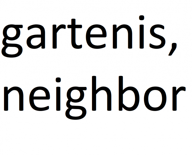 Gartenis Neighbor Content