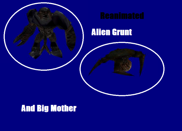 Reanimated Alien Grunt And Big Mother