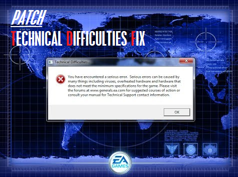 Technical Difficulties Fix - Patch