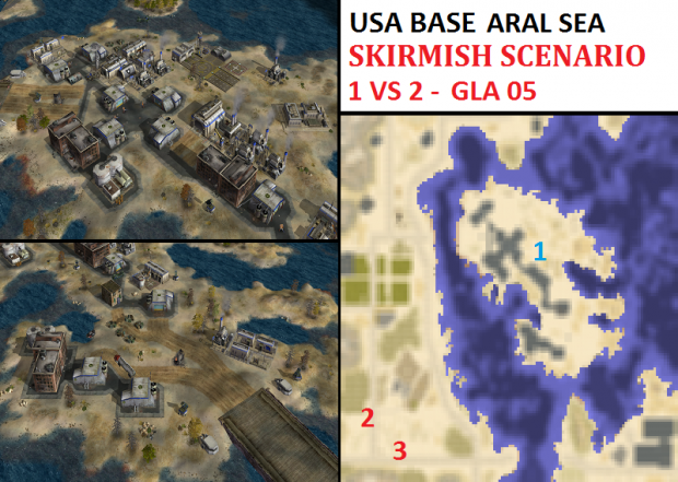USA Aral Sea Skirmish - "Mission GLA05" - 1vs2