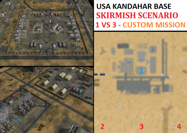 USA Kandahar Base Skirmish - 1vs3