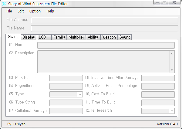 Story of Wind Subs File Editor 0.4.1