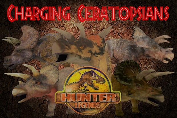 Charging Ceratopsians Pack