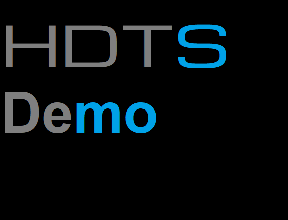HDTS Demo V1