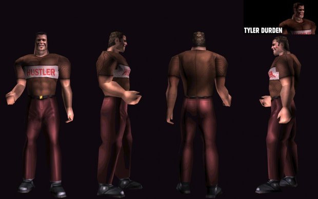 Tyler Durden Player Model for Wasteland Half-Life