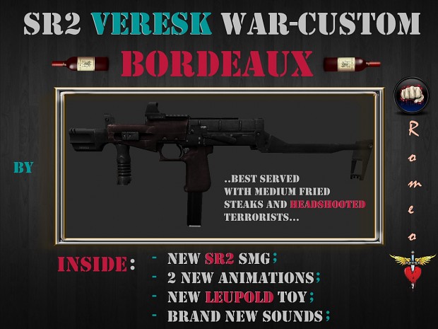 SR 2 Veresk WAR-custom - Bordeaux