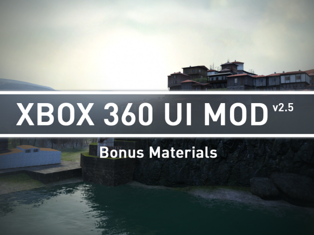 Xbox 360 UI Mod v2.5 Bonus Materials
