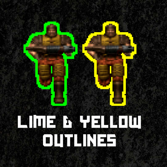 QC:DE Lime & Yellow Outlines Addon 2.5