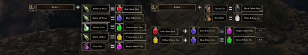 Craftable armor dyes and dyeable helmets Mod