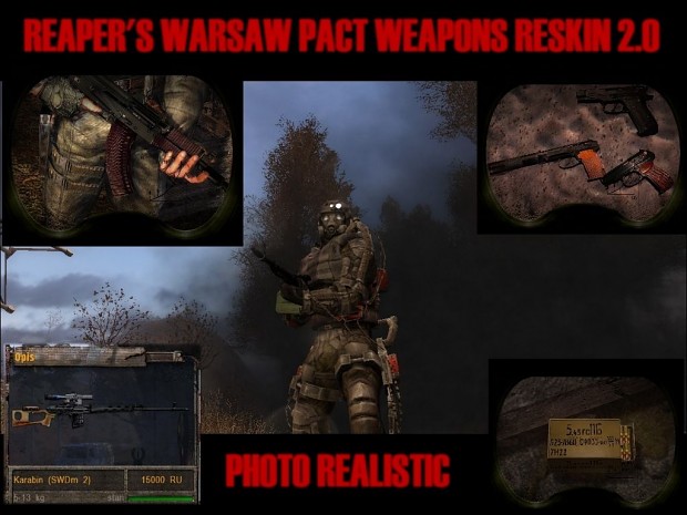 Reaper's Warsaw Pact Weapons Reskin PR 2.0
